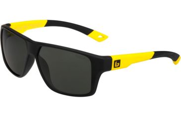Image of Bolle Brecken Floatable Sunglasses, Black / Yellow, Polarized TNS 12460