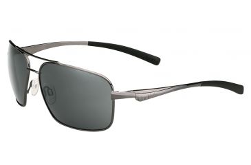 Image of Bolle Brisbane Single Vision Prescription Sunglasses, Shiny Gunmetal Frame-11800SV