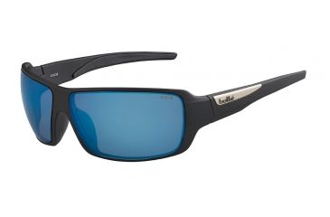 Image of Bolle Cary Sunglasses, Matte Black Frame, Medium, 12217