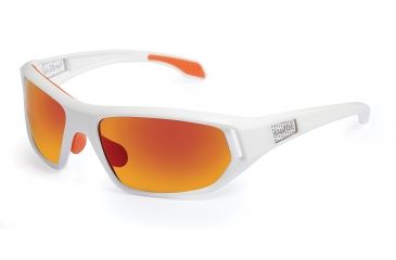 Image of Bolle Cervin Sunglasses, Shiny White Frame, TNS Fire Lenses 11586