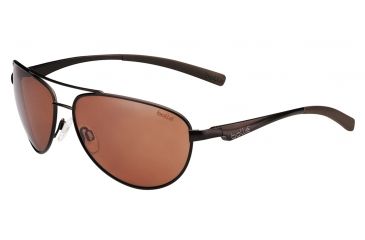 Image of Bolle Columbus Single Vision Prescription Sunglasses, Matte Brown Frame-11797SV