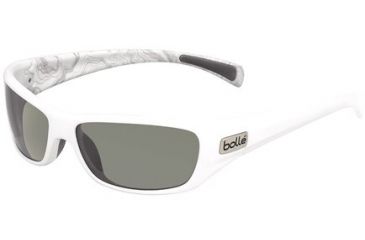 Image of Bolle Copperhead Progressive Prescription Sunglasses - Shiny White/Silver Frame 11684PRG