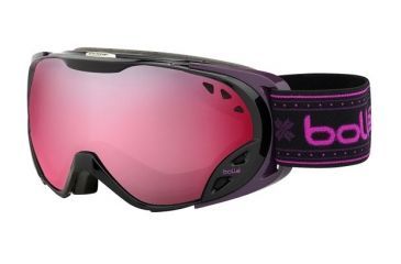Image of Bolle Duchess Ski/Snowboard Goggles,Black and Plum Frame,Vermillon Gun Lens 21313