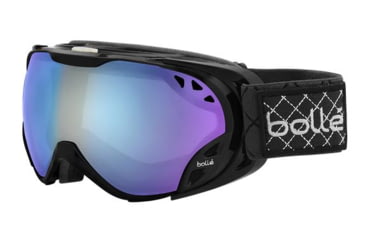 Image of Bolle Duchess Ski/Snowboard Goggles,Shiny Black Frame,Photochromic Modulator Light Control Lens 21131