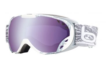 Image of Bolle Duchess Ski/Snowboard Goggles - White and Silver Wings Frame and Aurora Lens 20972