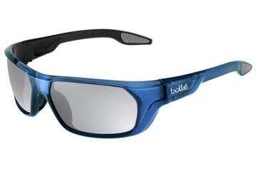 Image of Bolle Ecrins Single Vision Prescription Sunglasses - Shiny Blue Frame 11669RX