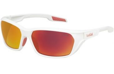 Image of Bolle Ecrins Single Vision Prescription Sunglasses - Shiny White Frame 11664RX