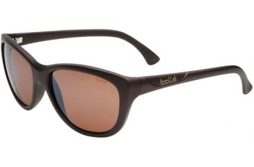 Image of Bolle Greta Sunglasses - Women's, Polarized Sandstone Gun Oleo AR, Matte Chocolate, 11763