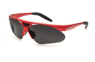 Image of Bolle Parole Sunglasses with Interchangeable Lenses, Red Frame, TNS Gun Lens, 11441