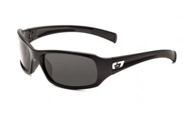 Image of Bolle Phoenix Sun Glass, Shiny Black Frame, Polarized TNS Lens, 11384
