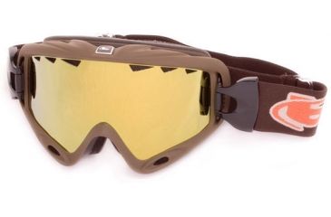 Image of Bolle Cylon Goggles Interchangeable Lenses Vermillon Citrus Gold