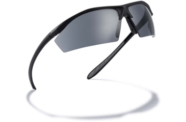 Image of Bolle Sentinel Tactical Shooting Glasses, Matte Black Frame, Smoke BSSI Lens, SENTPSF