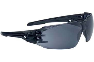 Image of Bolle Silex+ Safety Glasses, Matte Black Frame, Smoke BSSI Lens, PSSSILP443B