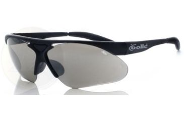 Image of USED Bolle Parole Sunglasses with Interchangeable Lenses, Matte Black Frame, TNS Gunmetal Vermillon EagleVision2 Clear Lens, 0754201524, EDEMO1