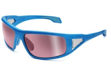 Image of Bolle Diablo Single Vision Sunglasses, Shiny Blue Frame 11556