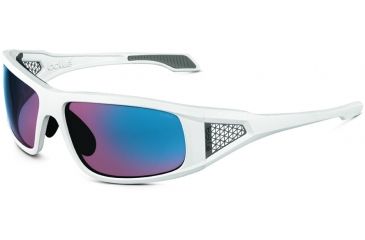 Image of Bolle Diablo Single Vision Sunglasses, Shiny White Frame 11557