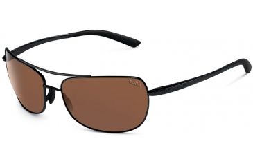Image of Bolle Quindaro Single Vision Sunglasses, Satin Black Frame 11573