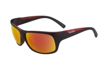 Image of Bolle Viper Sunglasses, Matte Black/Red Frame, TNS Fire Lens, 11949