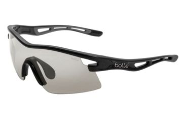 Image of Bolle Vortex Sunglasses, Shiny Black Frame, Photochromic, TNS Oleo AF Lens, 11858