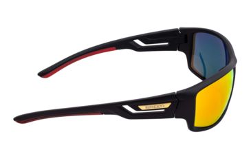 Image of Breed Aquarius Polarized Sunglasses - Men's, Black/Red-Yellow, One Size, BSG060RD