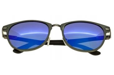 Image of Breed Cetus Sunglasses, Gunmetal Titanium Frame, Purple-Blue Lens BSG027GM