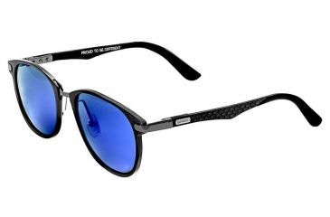 Image of Breed Cetus Sunglasses, Gunmetal Titanium Frame, Purple-Blue Lens BSG027GM