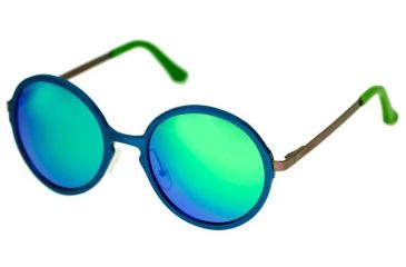 Image of USED Breed Sunglasses Corvus Polarized Sunglass - Men's, Blue/Blue-Green, One Size, BSG025BL, EDEMO1