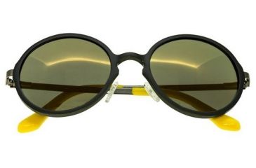 Image of Breed Sunglasses Corvus Polarized Sunglass - Men's, Gunmetal/Gold, One Size, BSG025GM
