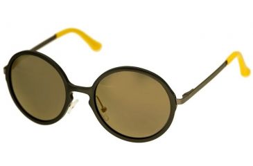 Image of Breed Corvus Sunglasses, Gun Metal Titanium Frame, Brown Lens BSG025GM