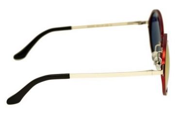 Image of Breed Corvus Sunglasses, Red Titanium Frame, Red Lens BSG025RD