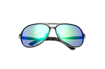 Image of Breed Earhart Polarized Aluminium Sunglasses - Mens, Gunmetal Frame, Blue/Green Polarized Lens, Gunmetal/Blue-Green, One Size, BSG011GM