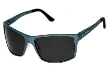 Image of Breed Kaskade Sunglasses, Blue Titanium Frame, Black Lens BSG016BL