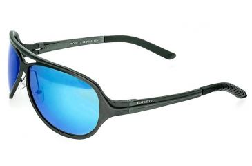 Image of Breed Langston Sunglasses, Silver Titanium Frame, Blue Lens BSG012SR