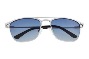 Image of Breed Zodiac Sunglasses, Silver Titanium Frame, Blue Polarized Lens, Silver/Blue, One Size, BSG053SL