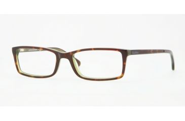 Image of Brooks Brothers BB 2009 BB2009 Single Vision Prescription Eyeglasses 6044-5217 - Green Tortoise Frame, Demo Lens Lenses