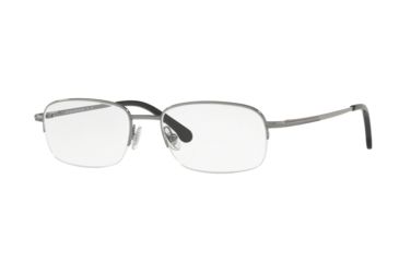 Image of Brooks Brothers Bb 487t Eyeglasses BB487T with Rx Prescription Lenses 1510T-52 - Shiny Gunmetal Frame