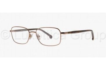 Image of Brooks Brothers STEEL MAN OPTICAL FRAME BB497 Single Vision Prescription Eyewear 1551-5217 - Light Brown 
