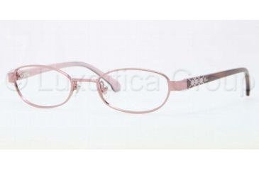 Image of Brooks Brothers BB1008 BB1008 Progressive Prescription Eyeglasses 1624-4518 - Light Pink Frame, Demo Lens Lenses