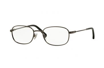 Image of Brooks Brothers BB1014 BB1014 Single Vision Prescription Eyeglasses 1567-50 - Gunmetal Frame, Demo Lens Lenses