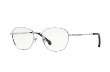 Image of Brooks Brothers BB1026 Eyeglass Frames 1558-50 - Silver Frame