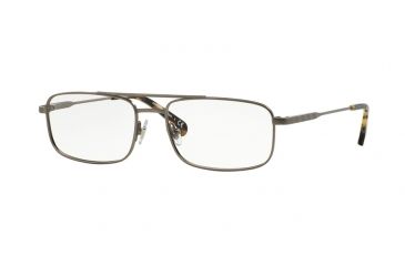 Image of Brooks Brothers BB1033 Progressive Prescription Eyeglasses 1515-53 - Matte Lt Gunmetal Frame