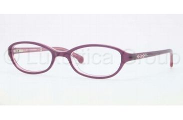 Image of Brooks Brothers BB2006 BB2006 Single Vision Prescription Eyeglasses 6056-4718 - Burgundy Pink Frame, Demo Lens Lenses
