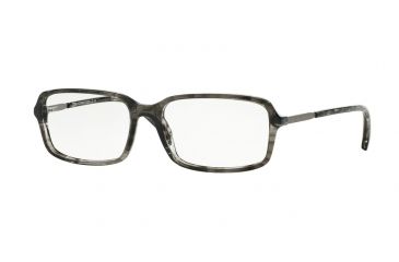 Image of Brooks Brothers BB2027 Eyeglass Frames 6090-53 - Black Horn/lt. Gunmetal Frame