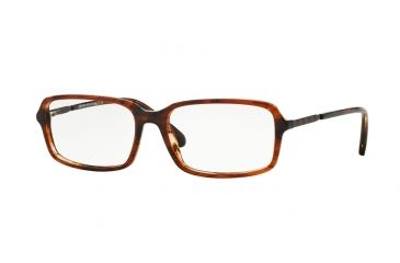 Image of Brooks Brothers BB2027 Eyeglass Frames 6092-53 - Brown Horn/dark Brown Frame