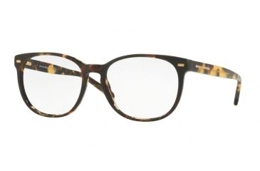 Image of Brooks Brothers BB2038 Eyeglass Frames 6052-55 - Retro Tortoise Frame