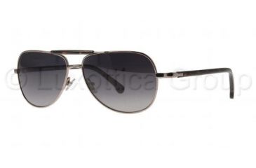 Image of Brooks Brothers BB4003S Sunglasses 1507T3-5714 - Gunmetal Frame, Polarized Gray Gradient Lenses