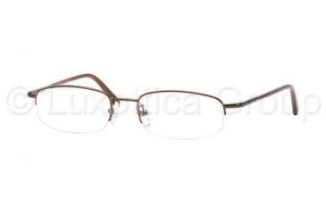 Image of Brooks Brothers BB401 Eyeglasses Styles 50 mm Lense Diameter / Sat Brown Frame w/Non-Rx Lenses
