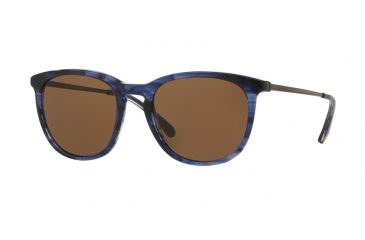 Image of Brooks Brothers BB5029S Progressive Prescription Sunglasses BB5029S-611373-53 - Lens Diameter 53 mm, Frame Color Navy Horn/brown