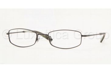 Image of Brooks Brothers BB 457 Eyeglasses Styles Matte Black Frame w/Non-Rx 53 mm Diameter Lenses