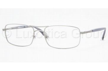 Image of Brooks Brothers BB 458 Eyeglasses Styles Matte Gunmetal Frame w/Non-Rx 56 mm Diameter Lenses